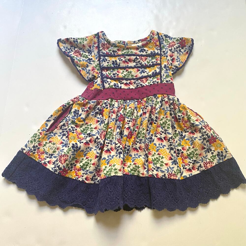 Wildflowers Floral & Polka Dot Dress